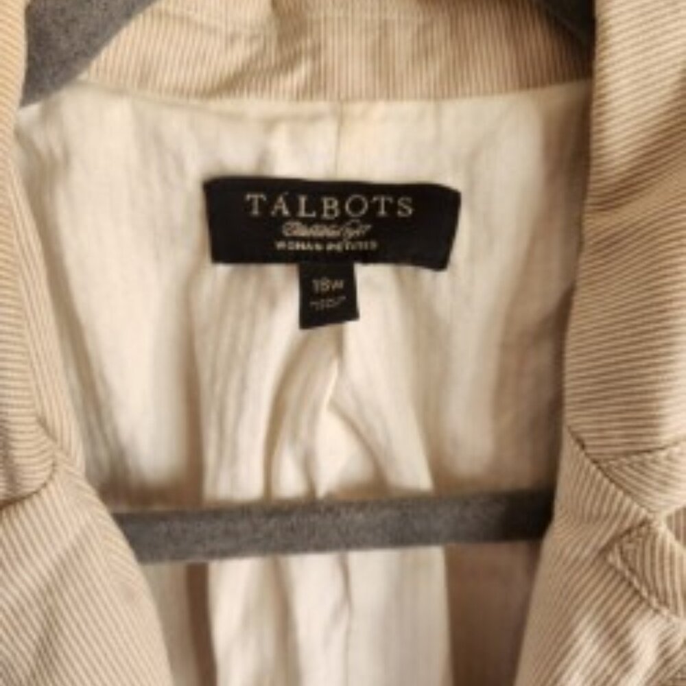 Talbot's Women's Striped Blazer